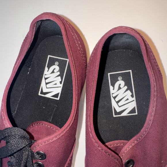 Vans Women Authentic Port Royale/ Red/Black Classic Low Top Shoe Size 8 - Picture 2 of 8